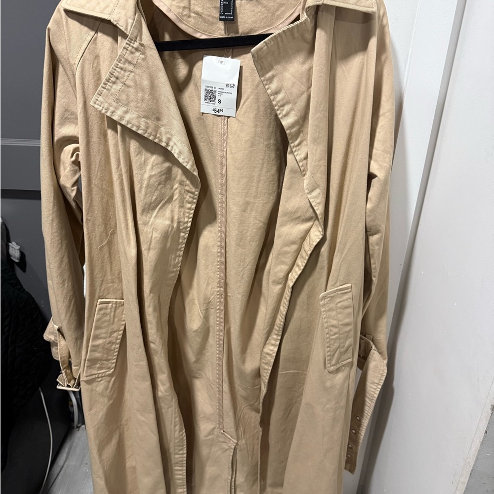 Forever 21 Classic Tan Trench Coat